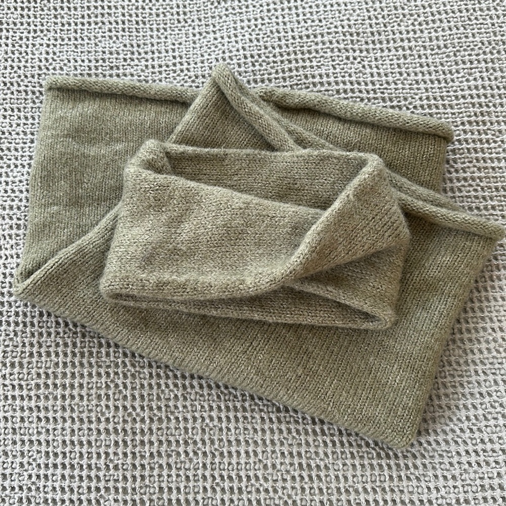 Universal Thread Green Snood Scarf & Twist Headband Set – OS